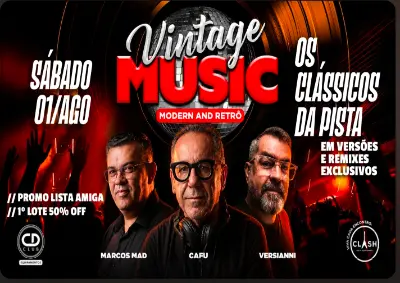 6ª VINTAGE MUSIC 2026 - MODERN & RETRÔ